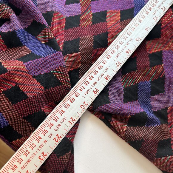 Vintage Positive Attitude Womens Geometric Cardigan Sweater Large 1980s Career - Picture 5 of 10